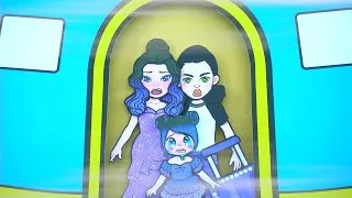 Thumbnail: Paper Dolls Dress Up Rich Family VS Poor Family Camping #shorts