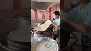Thumbnail: Cozy Kitchen Ambience 🌾 Traditional Paper-Thin Pancake Baking