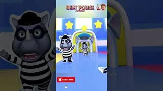 Thumbnail: Wee Woo, Rich Police Vs Poor Police 🚓 Best Police Officer #shorts  #cartoonforkids  #forkids