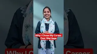 Thumbnail: Family wanted her married; she cleared SBI JE instead. #motivation #shorts