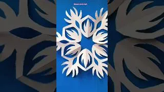 Thumbnail: Women’s Art and Craft.youtube #papersnowflakes #papercraft #papersnowchristmas #shorts #shortsviral