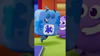 Thumbnail: Bouncy Castle Patterns with Again | Coding Cartoon for Kids | Wonderblocks #shorts