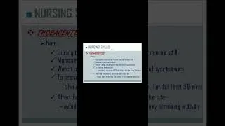 Thumbnail: THORACENTESIS part 2 - what to remember?