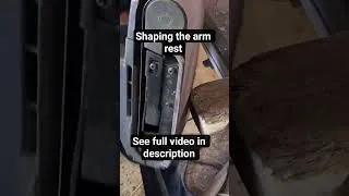 Thumbnail: how to shape wood with a belt sander #beltsander #woodshaping #furniturerenovation