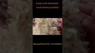 Thumbnail: Large Wood Shaving Machine 🌳 Turning Wood into Uniform Shavings Fast!