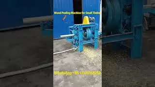 Thumbnail: Small Wood Log Peeling Machine | Fast & Efficient Debarking#wood #woodpeeling #debarker