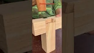 Thumbnail: Wood Mortise 1! #woodworkingguide #shorts #woodworking