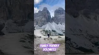Thumbnail: Best of the family friendly Dolomites 🏔️# familyadventure #familytravelvlog #travelwithkids #italy