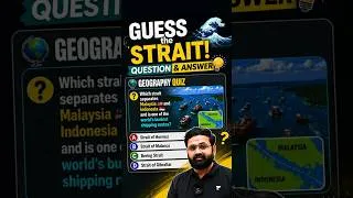 Thumbnail: Which Strait Separates Malaysia & Indonesia? Win ₹40 Crore! #upsc #gk #quiz