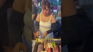 Thumbnail: thai Barbeque mushroom in Fisherman's Village