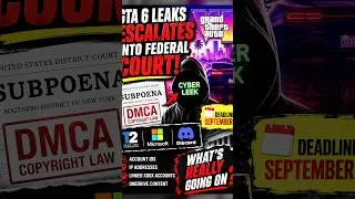 Thumbnail: Is the GTA 6 leaker about to be arrested? 🚔 #gta6 #gamingnews