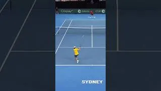 Thumbnail: He played the odds... And won 🎰 #Tennis #DavisCup #Shorts