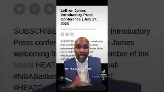 Thumbnail: Miami Heat accidentally posted YouTube link for LeBron James introductory press conference