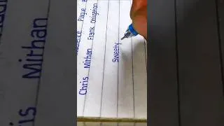 Thumbnail: Comment name||Sweety name beautiful calligraphy #calligraphy #art #handwriting