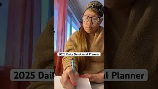 Thumbnail: 2025 Daily Devotional Planner #2025 #faith #planner