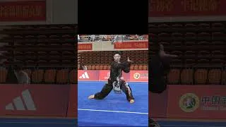 Thumbnail: 2025 男子劈挂拳 第5名 北体大 董升 9.423分 #kungfu #martialarts #wushu