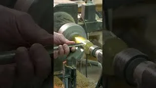 Thumbnail: Did You Know You Could Turn Brass on Your Wood Lathe  #woodworking #diy #wood  #woodwork #shorts