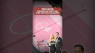 Thumbnail: Paris Hilton Puts Her Signature Spin On $63M Mansion With Pink 'Paris XOXO' Tennis Court