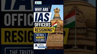 Thumbnail: Why Are IAS Officers Resigning? | The Truth Nobody Talks About | UPSC Perspective