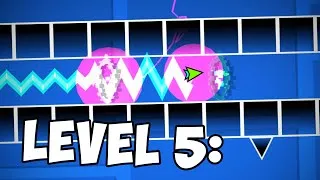 Thumbnail: Geometry Dash: 5 Levels of Difficulty 🤫 #shorts