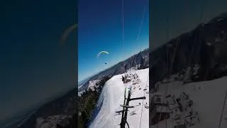 Thumbnail: Flying over the snowy Alps #paragliding