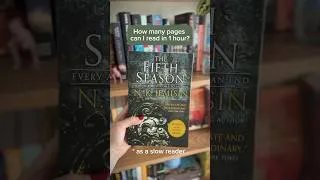 Thumbnail: How many pages can I finish in one hour as a *slow reader*? 🤓 #booktube #booktok #readingchallenge