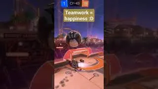Thumbnail: teammate clutched :D #shorts #rocketleague #rlshorts #rl #gaming #rocketleagueclips