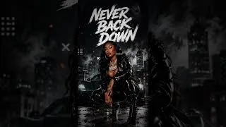 Thumbnail: Never Back Down 🔥 | Motivational Rap Anthem | Rise Above the Struggle