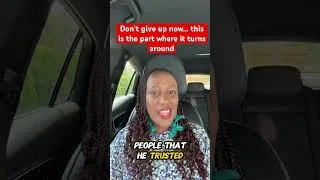 Thumbnail: Don’t give up now… this is the part where it turns around #motivation #encouragement #propheticword