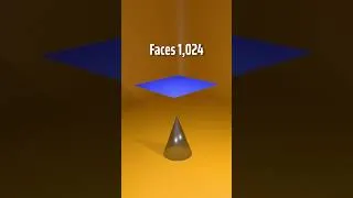 Thumbnail: 4 vs 1,000 Faces 3D Physics