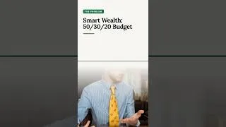 Thumbnail: Smart Wealth: The 50/30/20 Budget Rule (Explained Simply)