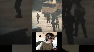 Thumbnail: xQc 10 seconds into Call of Duty campaign #shorts