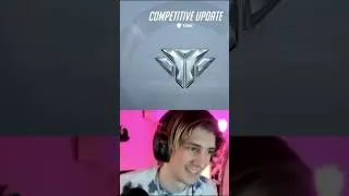 Thumbnail: xQc gets his rank in overwatch 2 #shorts