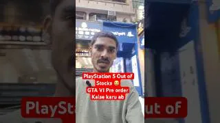 Thumbnail: GTA 6 Pre order but PlayStation 5 Out of Stocks 😭 #gtavi #playstation5 #gta6 #gta6preorder