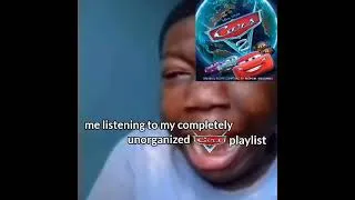 Thumbnail: Me listening to my completely unorganized Disney & Pixar Cars playlist #disneycars #lightningmcqueen
