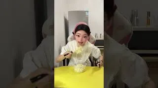 Thumbnail: I’m sorry cat ❤️I won't eat noodles anymore  #funny #shorts #tiktok #laughing #trending