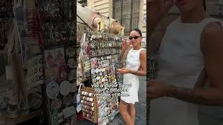 Thumbnail: 2 different versions of Rome 👀🏛️🇮🇹 #couples #couplestrip #trevifountain
