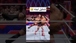 Thumbnail: كيرت أنجل نسي إنها مصارعة 😂 شال الروك ومشي! | WWE 2K25 #shorts