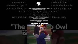 Thumbnail: Duolingo Owl is Dead 😔 #memes #shorts #funny