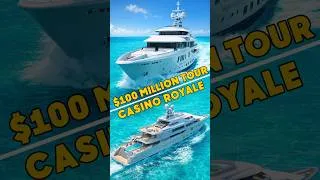 Thumbnail: Inside a $100 MILLION Mega Yacht ⚓️ Amels 242, Casino Royale #shorts