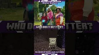 Thumbnail: A Minecraft Movie VS The Minecraft Movie (real)