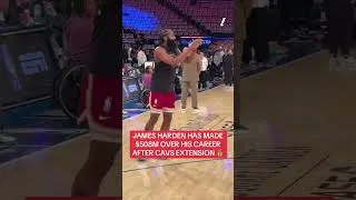 Thumbnail: Harden is the 4th player in NBA history to eclipse the $500M mark, joining LeBron, KD and Curry 🔥