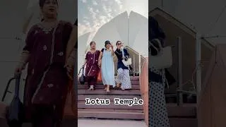 Thumbnail: Fun moments at Lotus Temple 💖✨ Lotus Temple Delhi | #shorts #lotustempledelhi