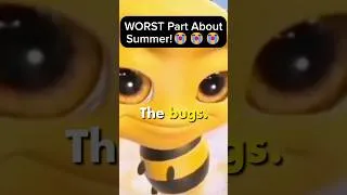 Thumbnail: The WORST Part About Summer 😭🐜 #shorts #relatable #insects