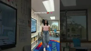 Thumbnail: Teacher OOTD 🍎 | Cute & Comfy Classroom Outfit