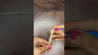 Thumbnail: Learn the Chain Stitch – Easy for Beginners 💖 #crochet #chainstich #begginers #crochetforbeginners