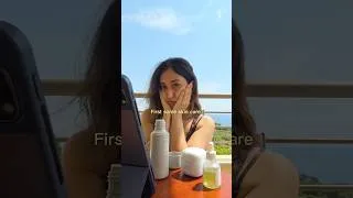 Thumbnail: Be proactive on a vacation🩵 #studywithme #trending #skincare #vacation