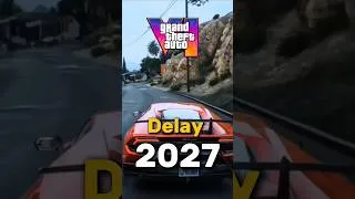 Thumbnail: Is GTA 6 REALLY delayed to 2027? 🤯🔥 #gta6 #rockstargames #vicecity #delay #gtav #gtaonline