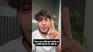 Thumbnail: You can still get IIITs at LOW Rank in JEE 😱 #motivation #jeebatch #jeemains