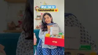 Thumbnail: What I Got For Rakshabandhan ❤️🧿 Rakhi Gifts Haul 🎁 #youtubeshorts #shorts #gifts